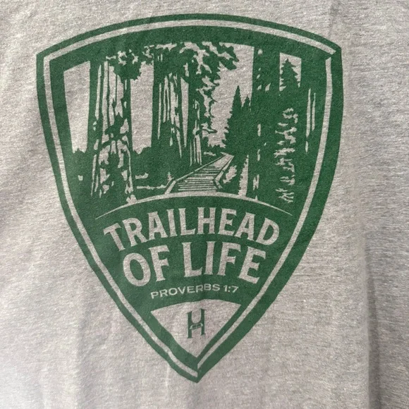Trailhead of Life Men's T-Shirt/HBBC merch/ Christian t-shirt - Picture 2 of 4